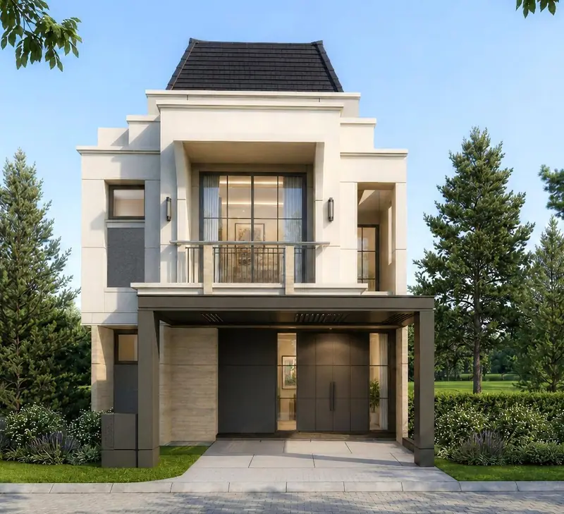 Fasad rumah Monard 8