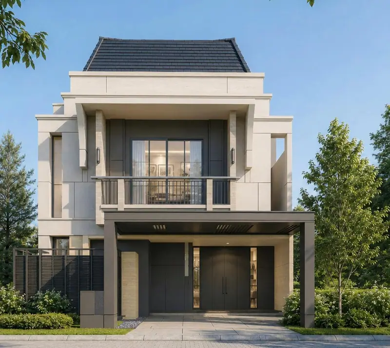 Fasad rumah Monard 9