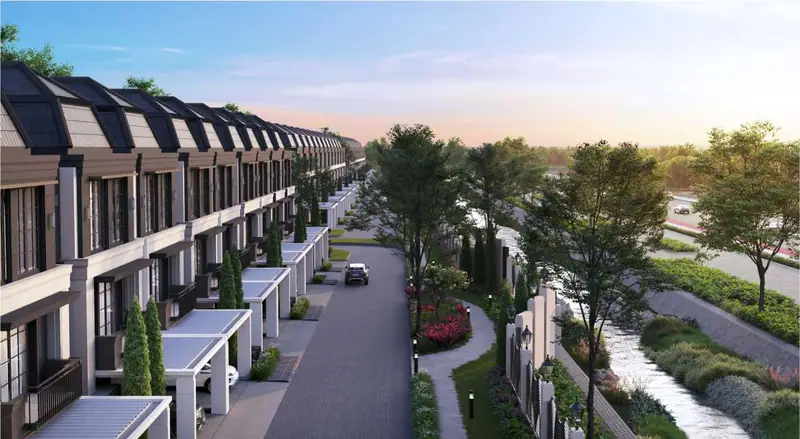 Suasana jalan cluster The Armont
