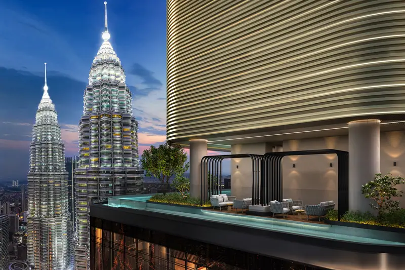 Trellis Lounge di lantai atas CloutHaus