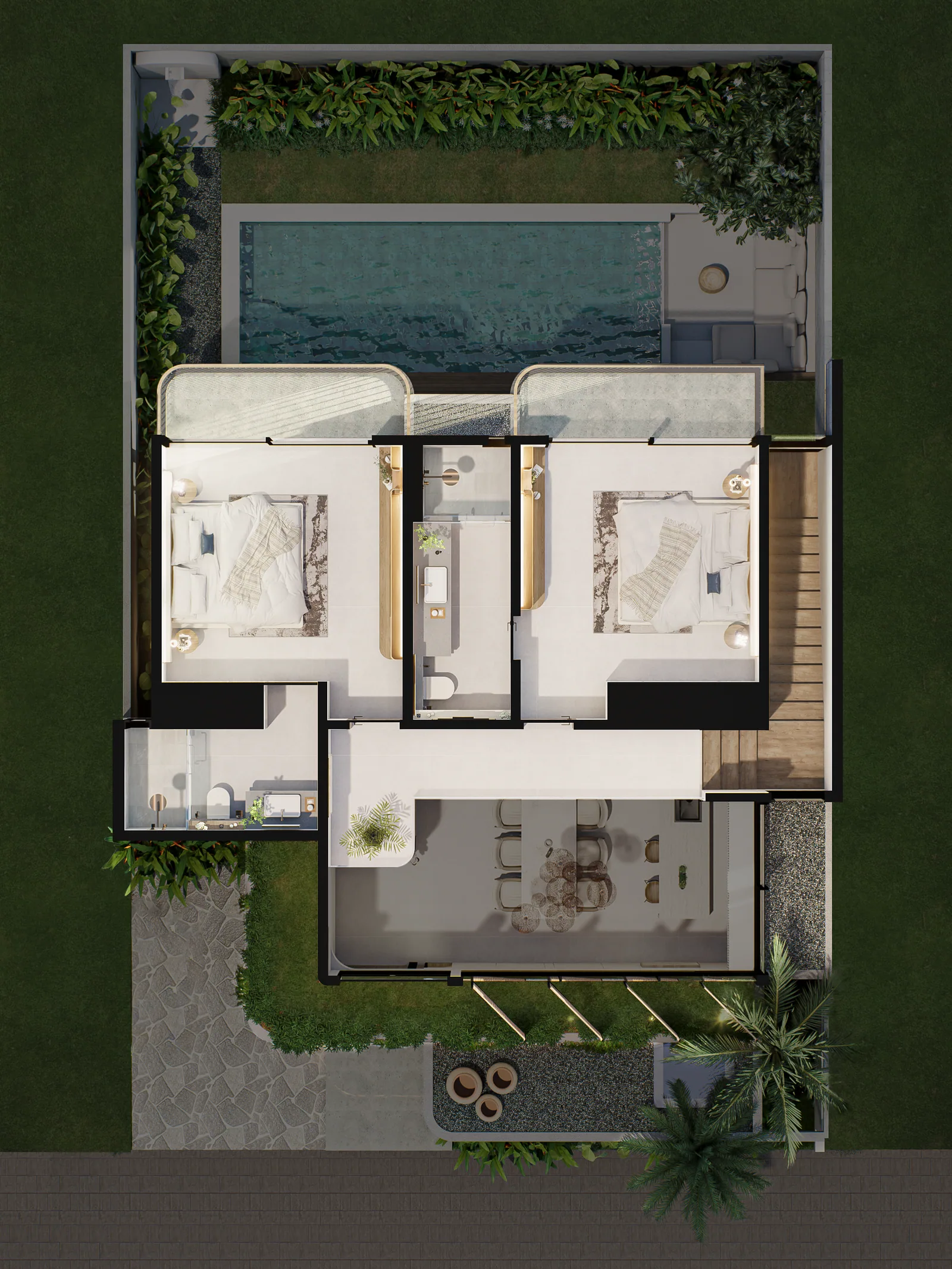 Denah lantai 2 Balsa 3BR Type B