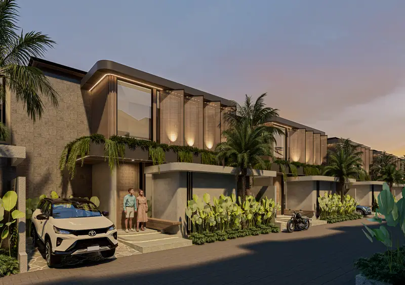 Villa Balsa 3 kamar Type B dengan carport