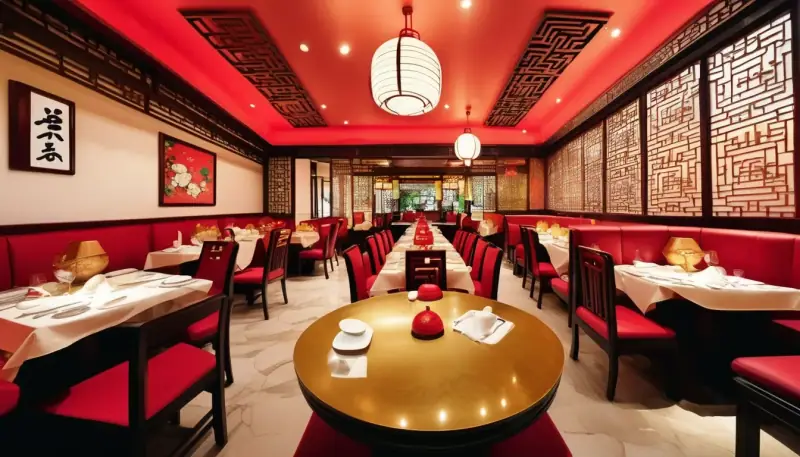 The Chinese restaurant at the resort