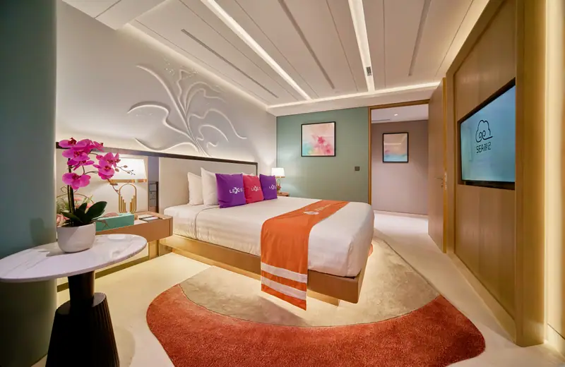 The second bedroom of a Type A villa