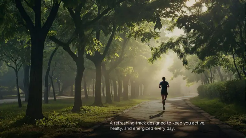 Jogging track dan taman di VIREYA