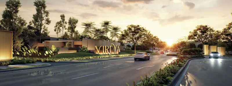 Gerbang masuk kawasan VIREYA di BSD City
