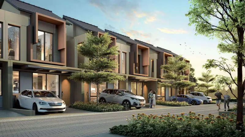 Suasana jalan cluster VIREYA